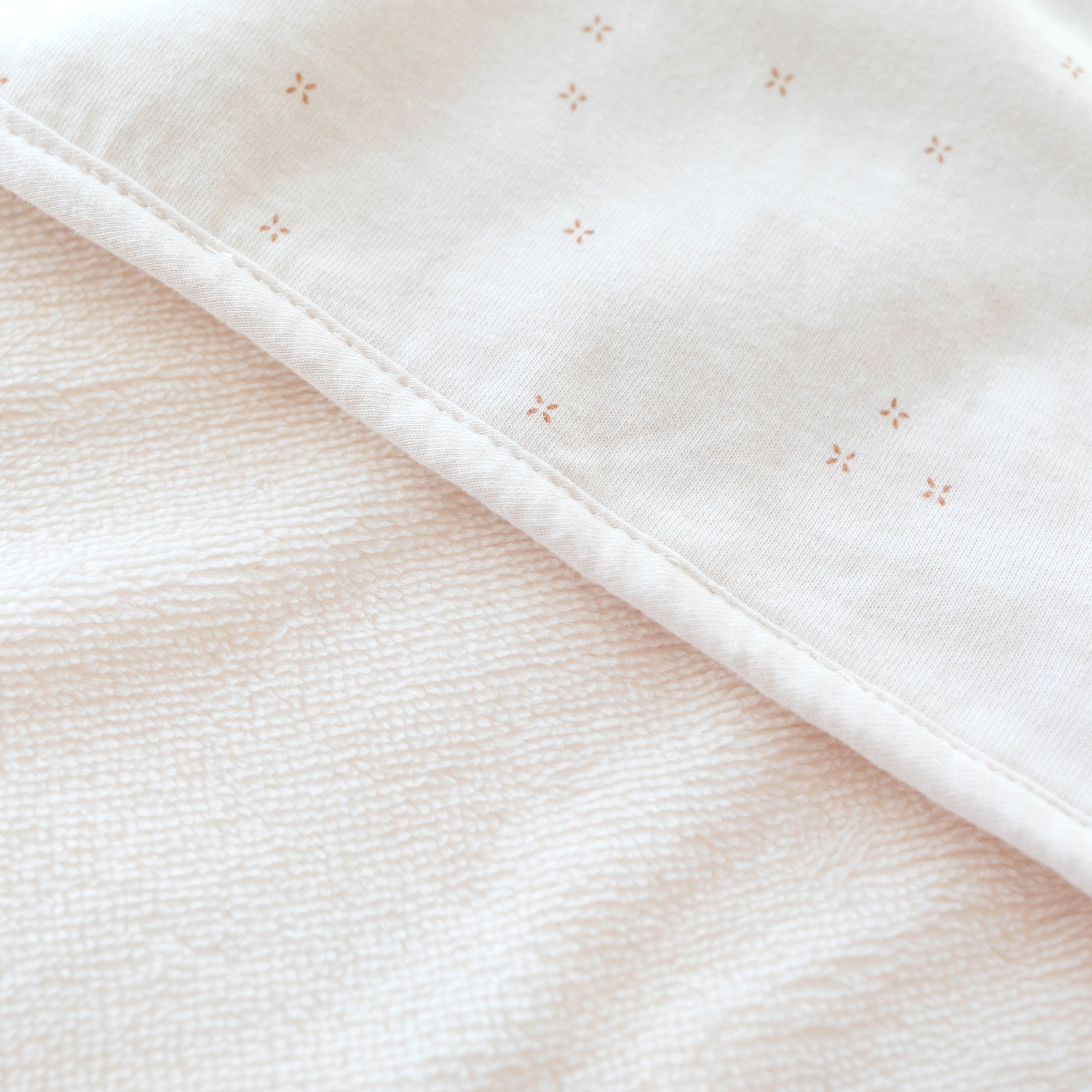 Bath cape Bamboo 90x90cm OUPSS Mini print pudding
