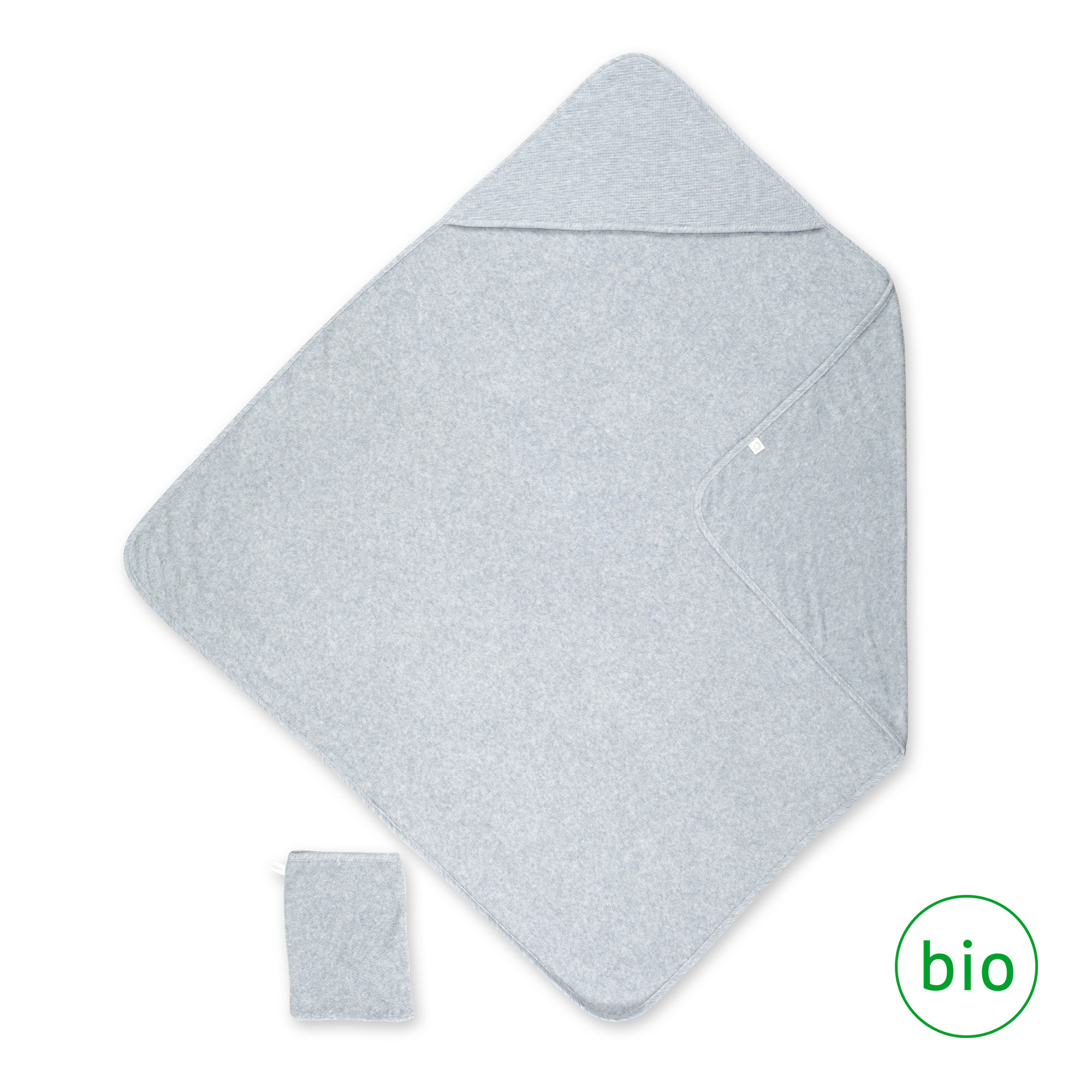 Bath cape Terry 90x90cm WAFLE Mix grey