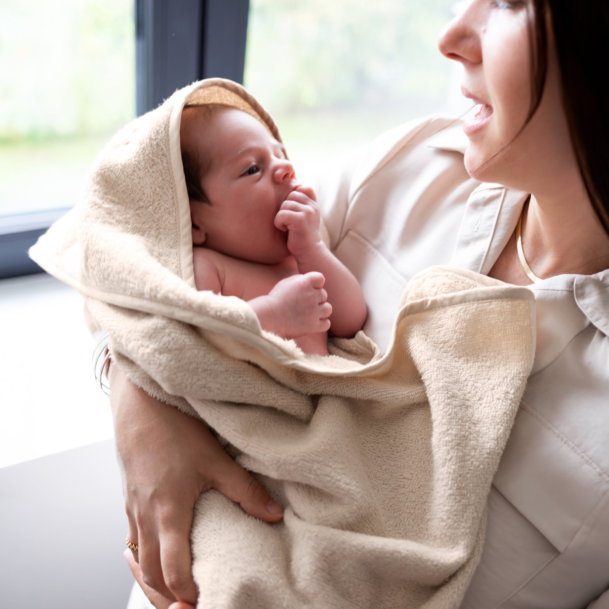 Cape de bain Terry 75x75cm BEMINI Ptilu[CARE]