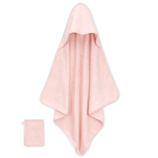 Bath cape Soft terry 75x75cm BEMINI Blush
