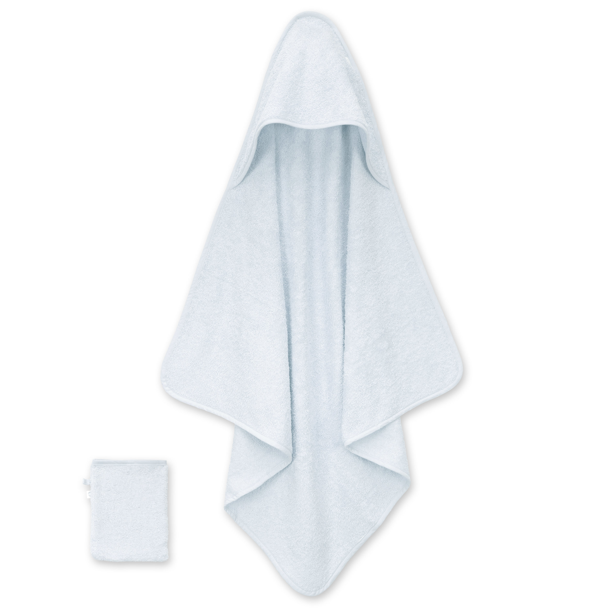 Bath cape Terry 75x75cm BEMINI Glacier