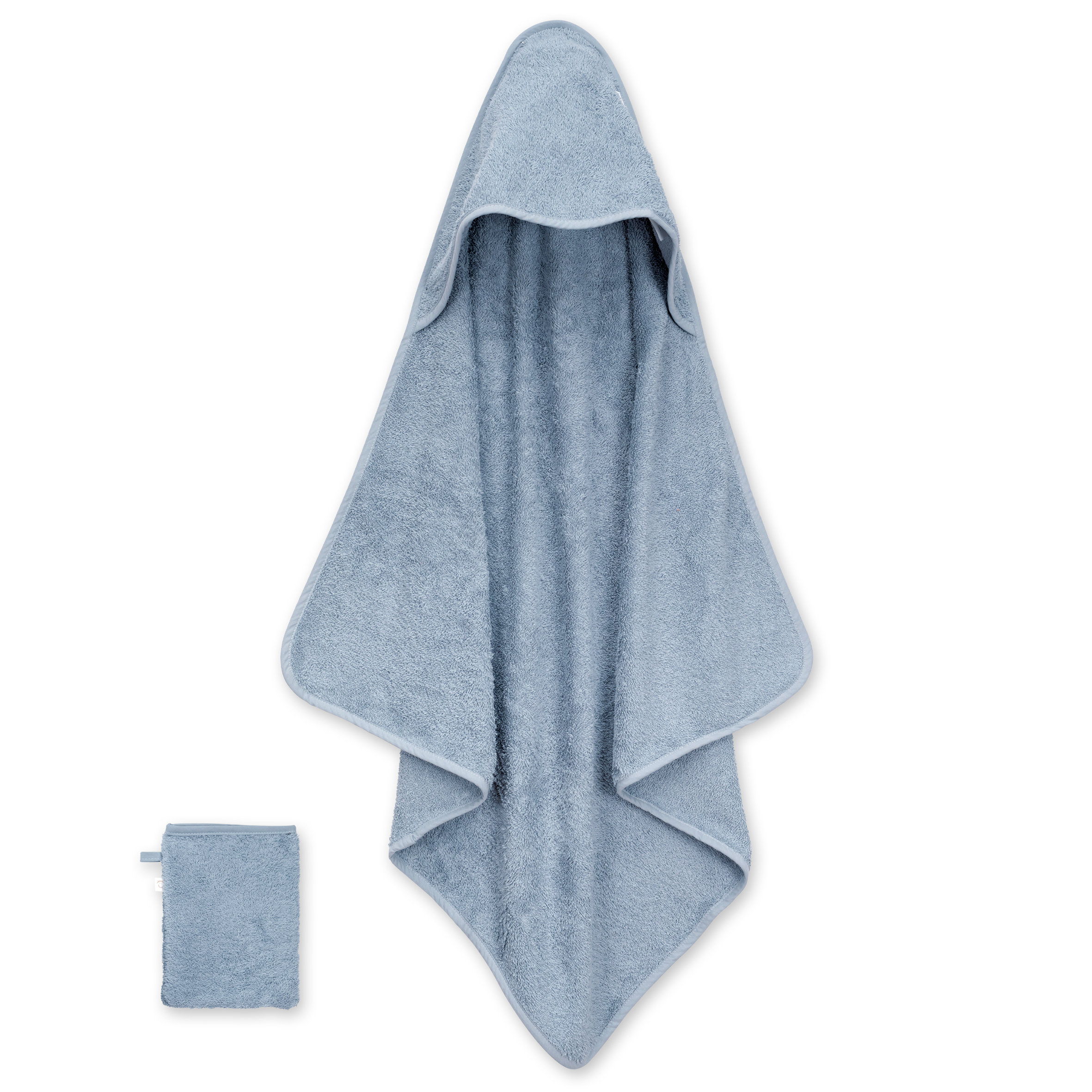 Kapuzen badetuch Terry 75x75cm BEMINI Stone