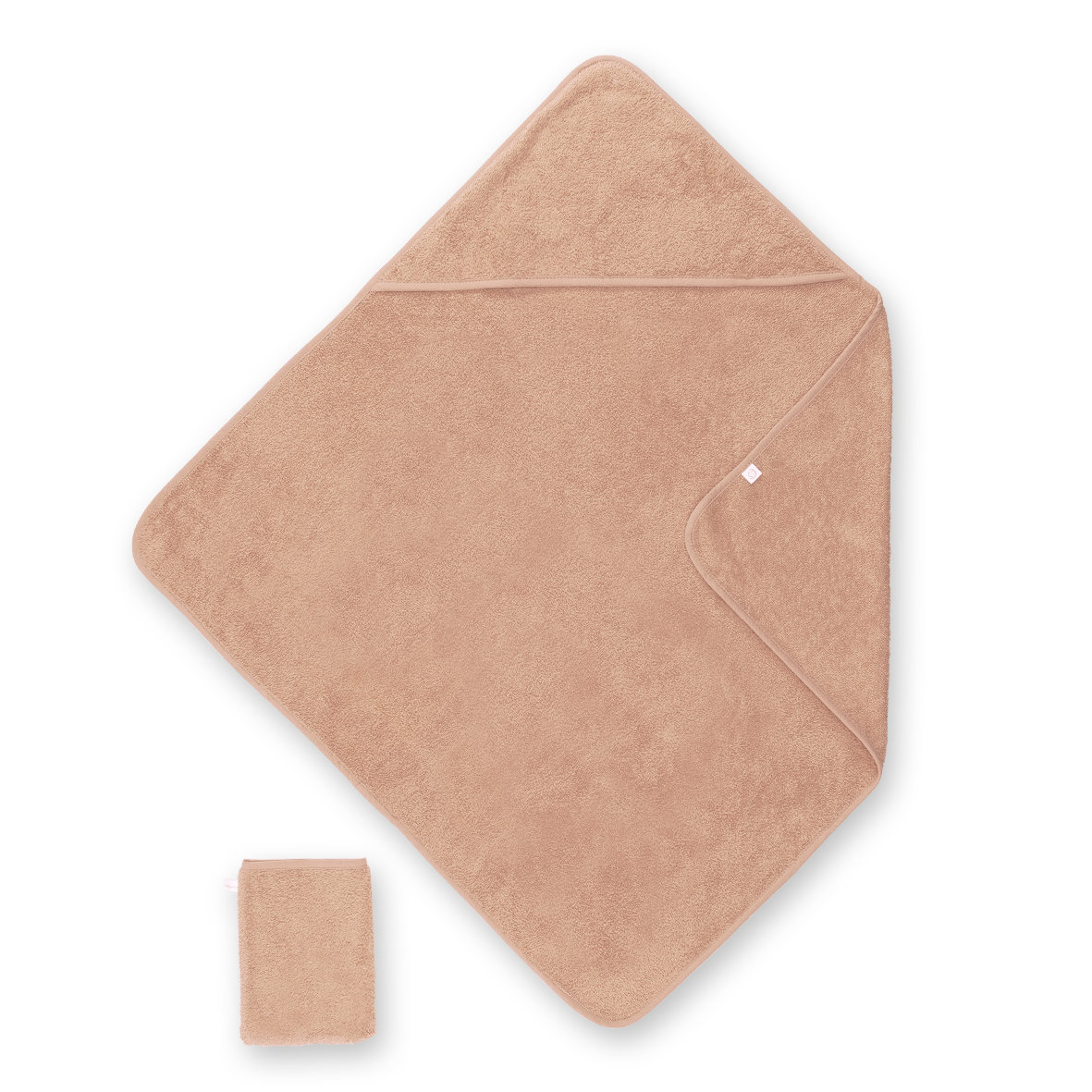 Bath cape Terry 75x75cm BEMINI Natural