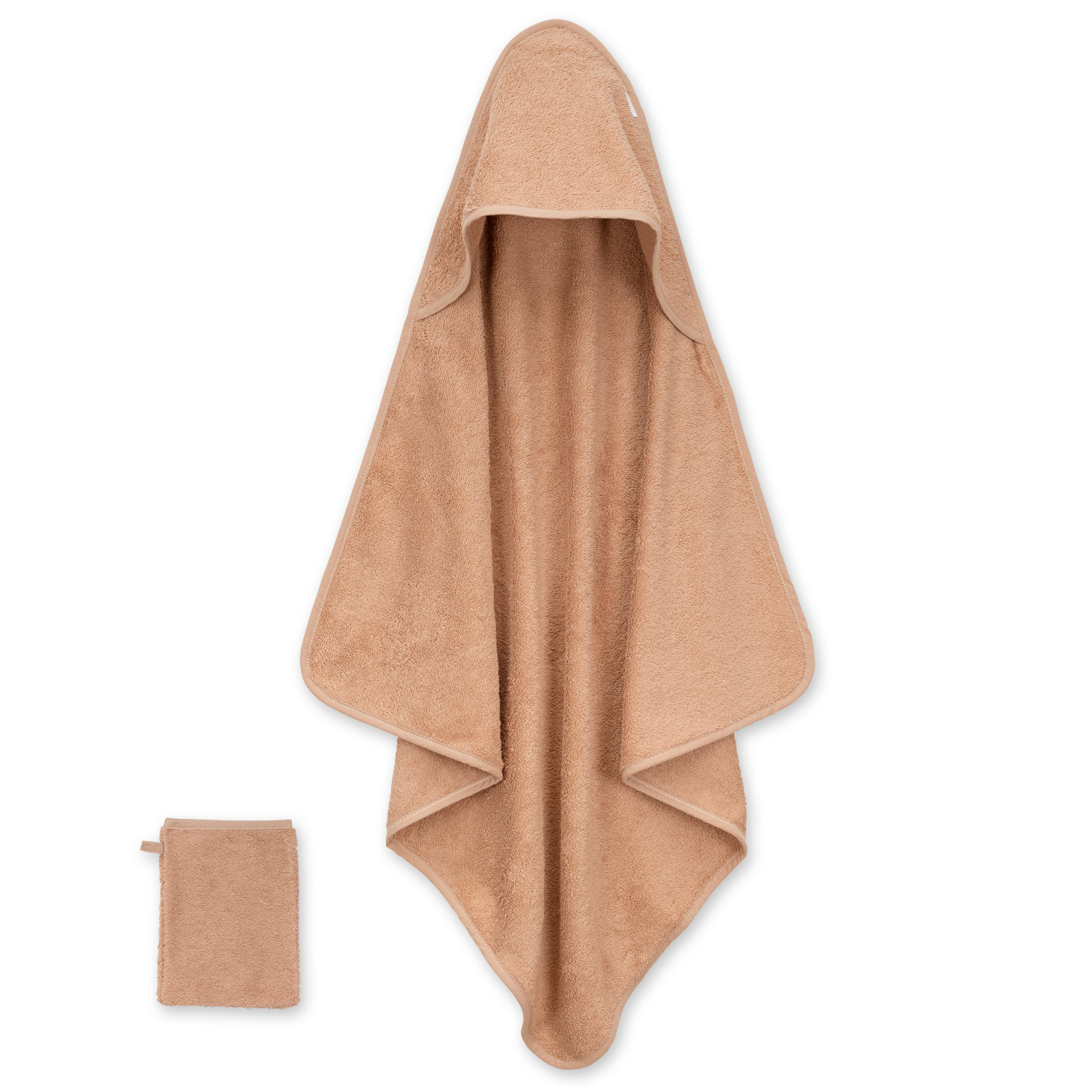Bath cape Soft terry 75x75cm BEMINI Beige