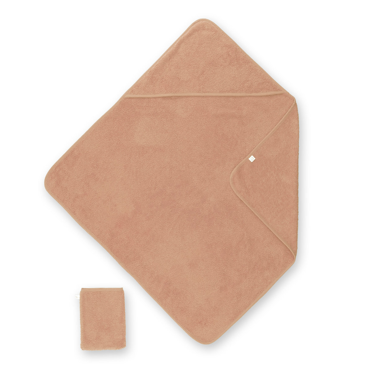 Kapuzen badetuch Terry 75x75cm BEMINI Beige