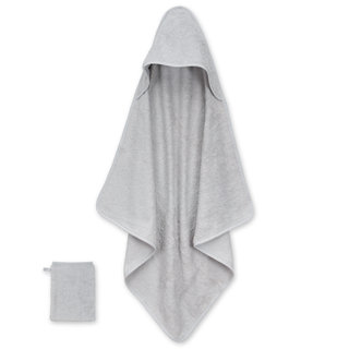 Bath cape Soft terry 75x75cm BEMINI Grizou