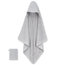 Cape de bain Terry 75x75cm BEMINI Grizou
