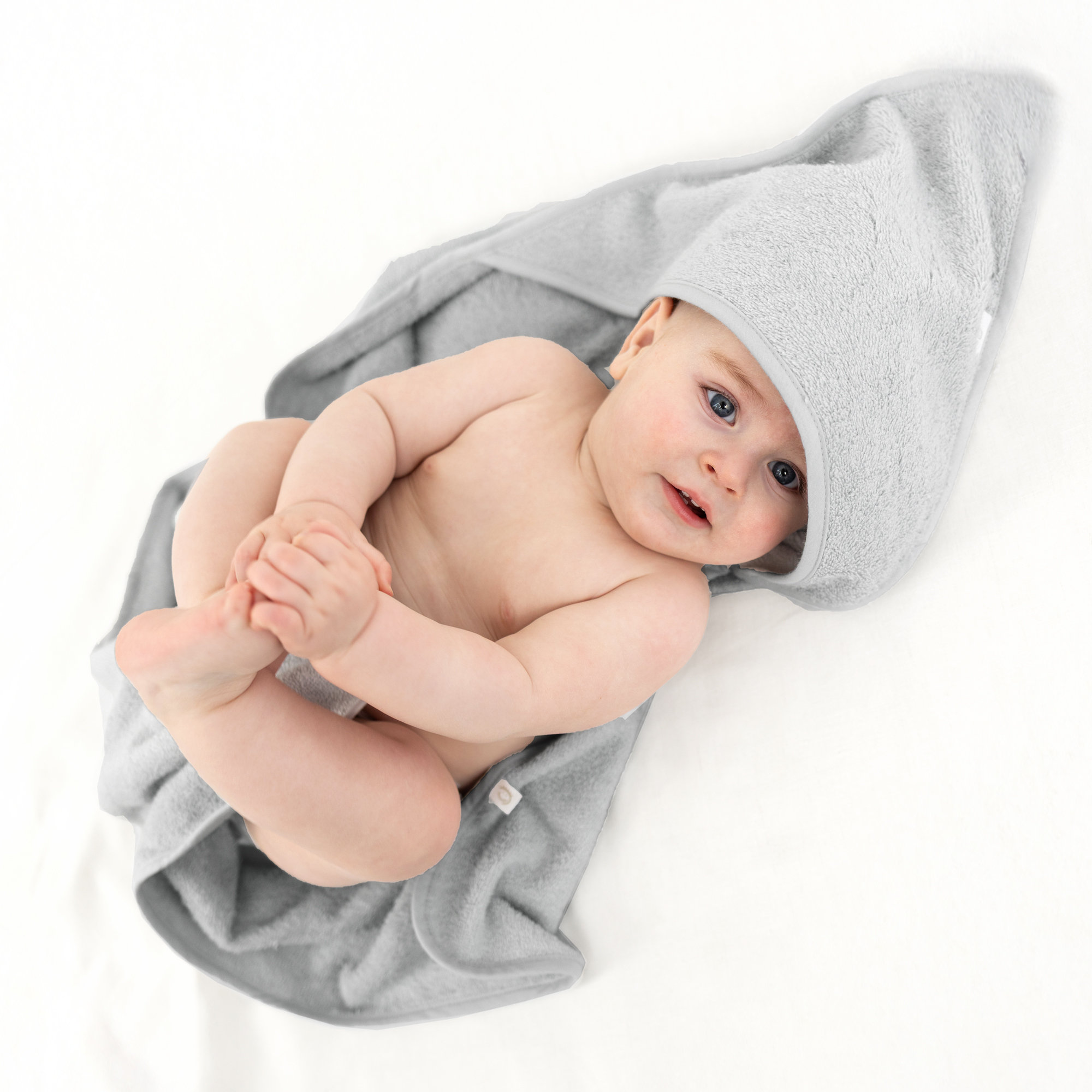 Cape de bain Terry 75x75cm BEMINI Grizou[CARE]