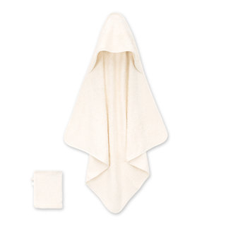 Capa de baño Rizo confort 75x75cm  Ecru
