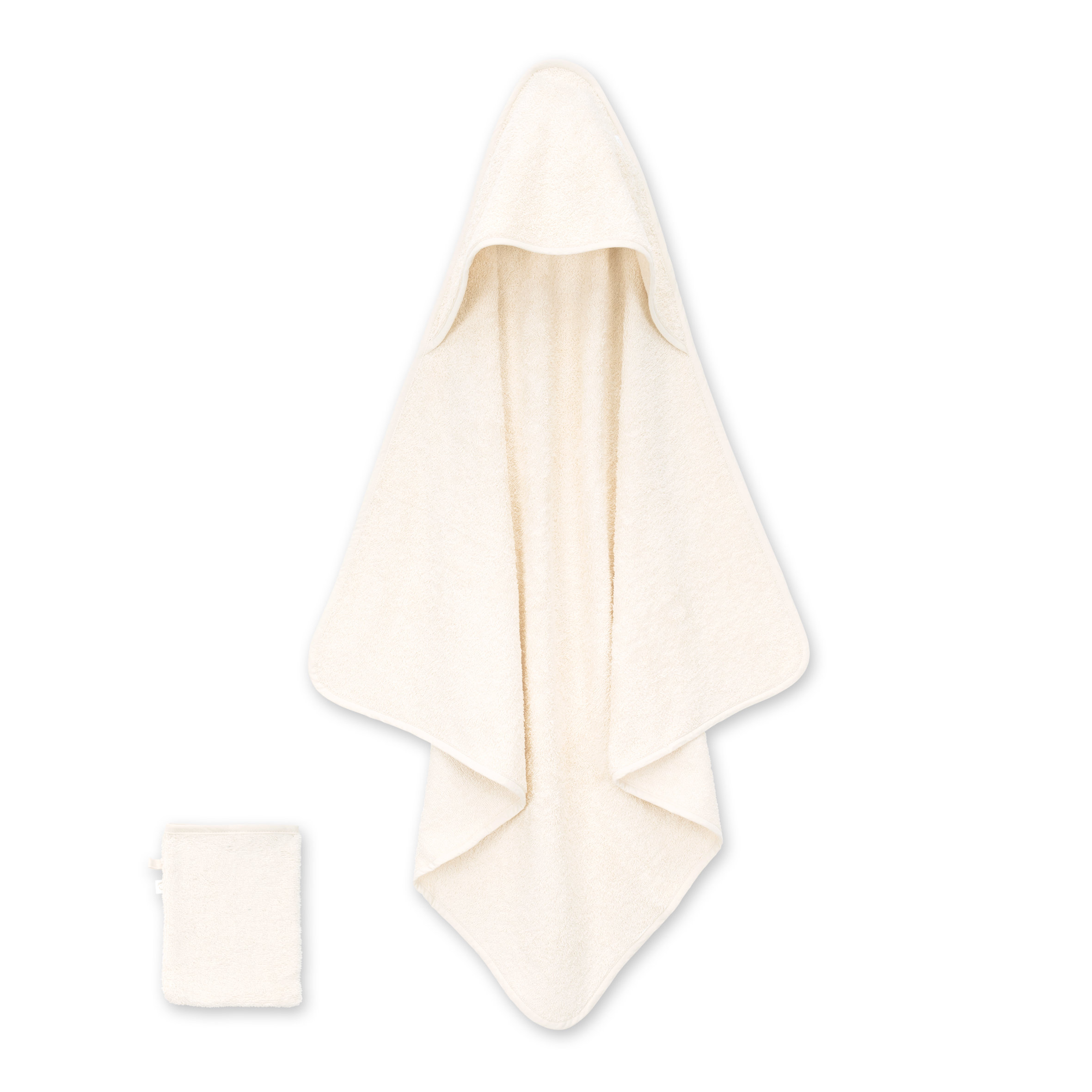 Cape de bain Éponge confort 75x75cm  Ecru
