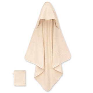 Bath cape Comfort terry 90x90cm  Cream
