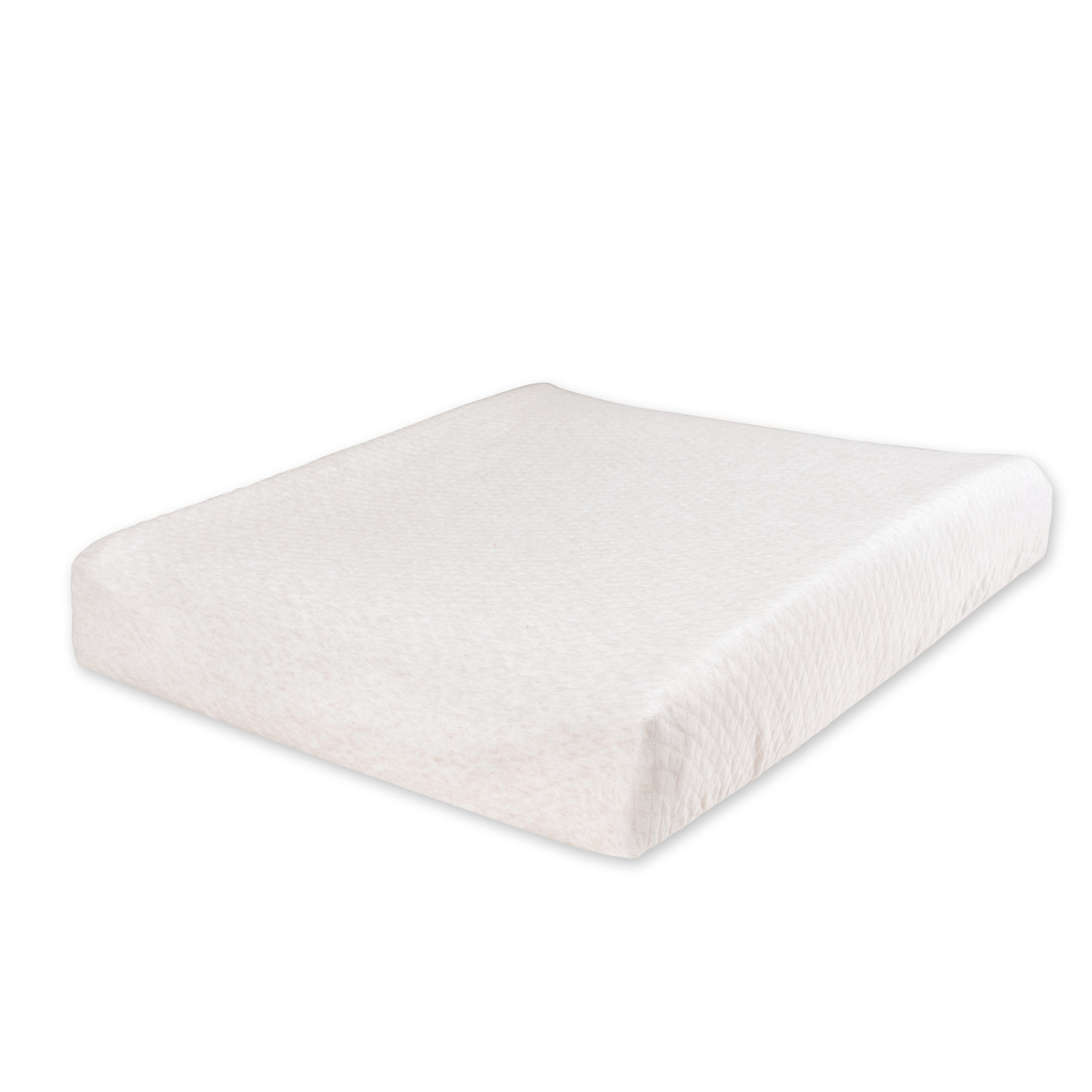 Housse coussin Quilted jersey 50x75cm BEMINI Beige clair chiné