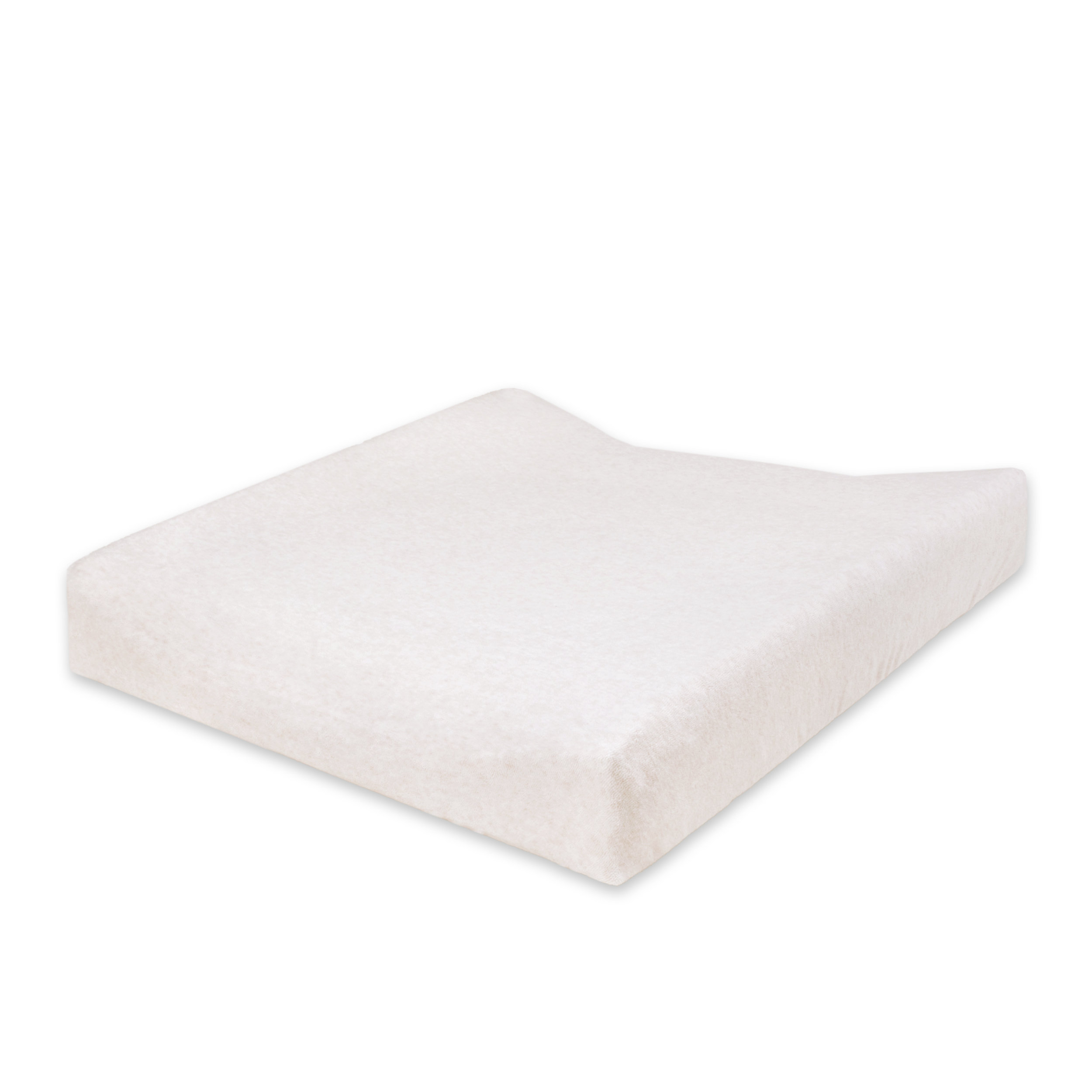 Changing mat cover Terry bouclette 50x75cm BEMINI Light beige marled