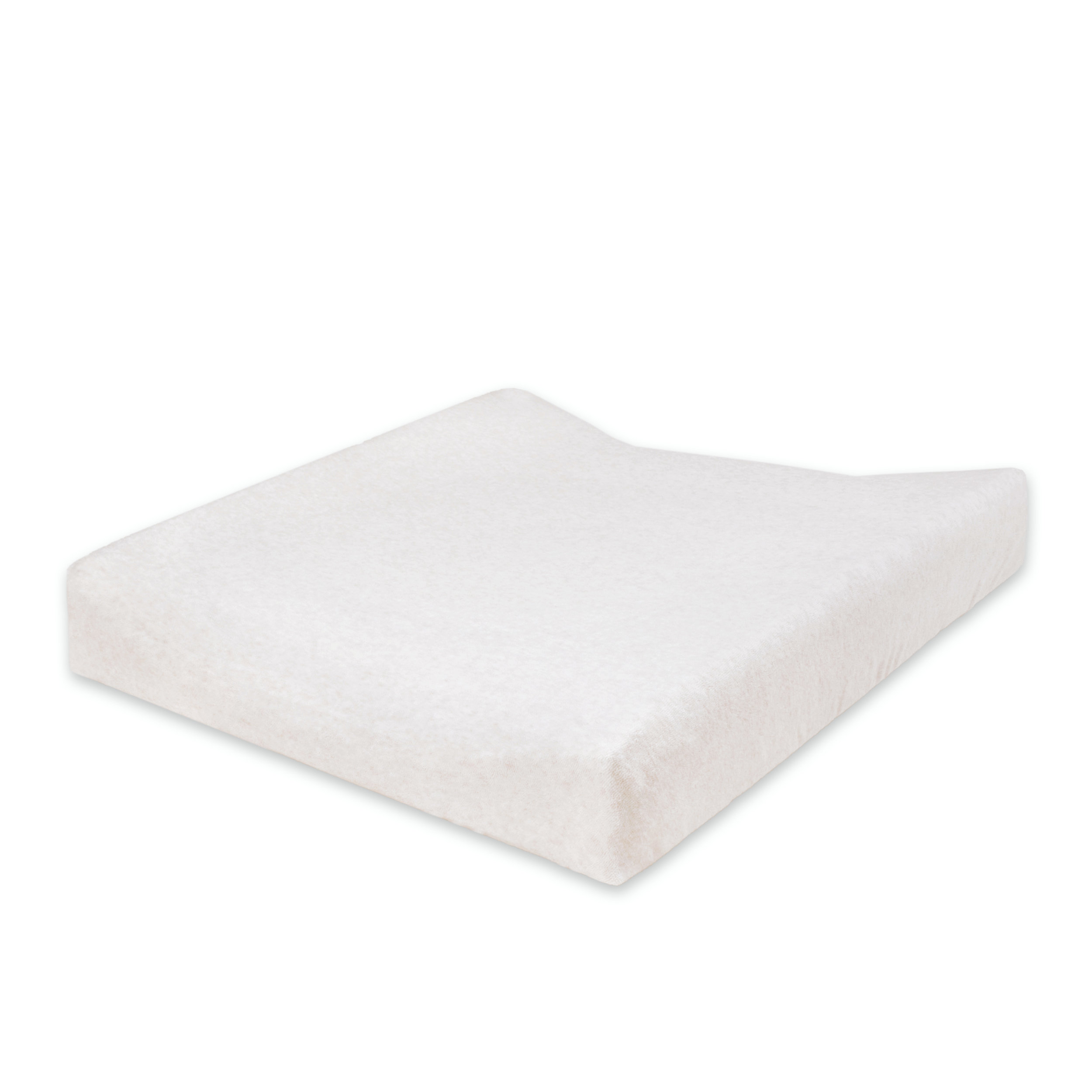 Waskussenhoes Badstof bouclette 50x75cm BEMINI Licht beige gemêleerd