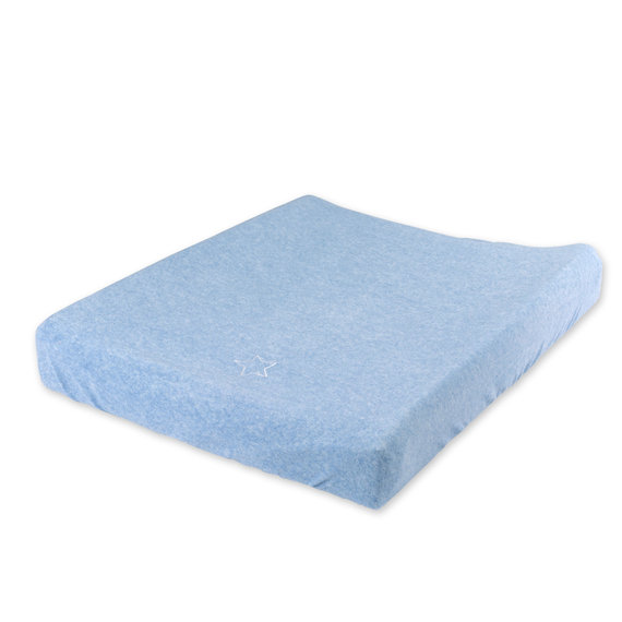 Changing mat cover Terry 50x75cm BEMINI Blue marled