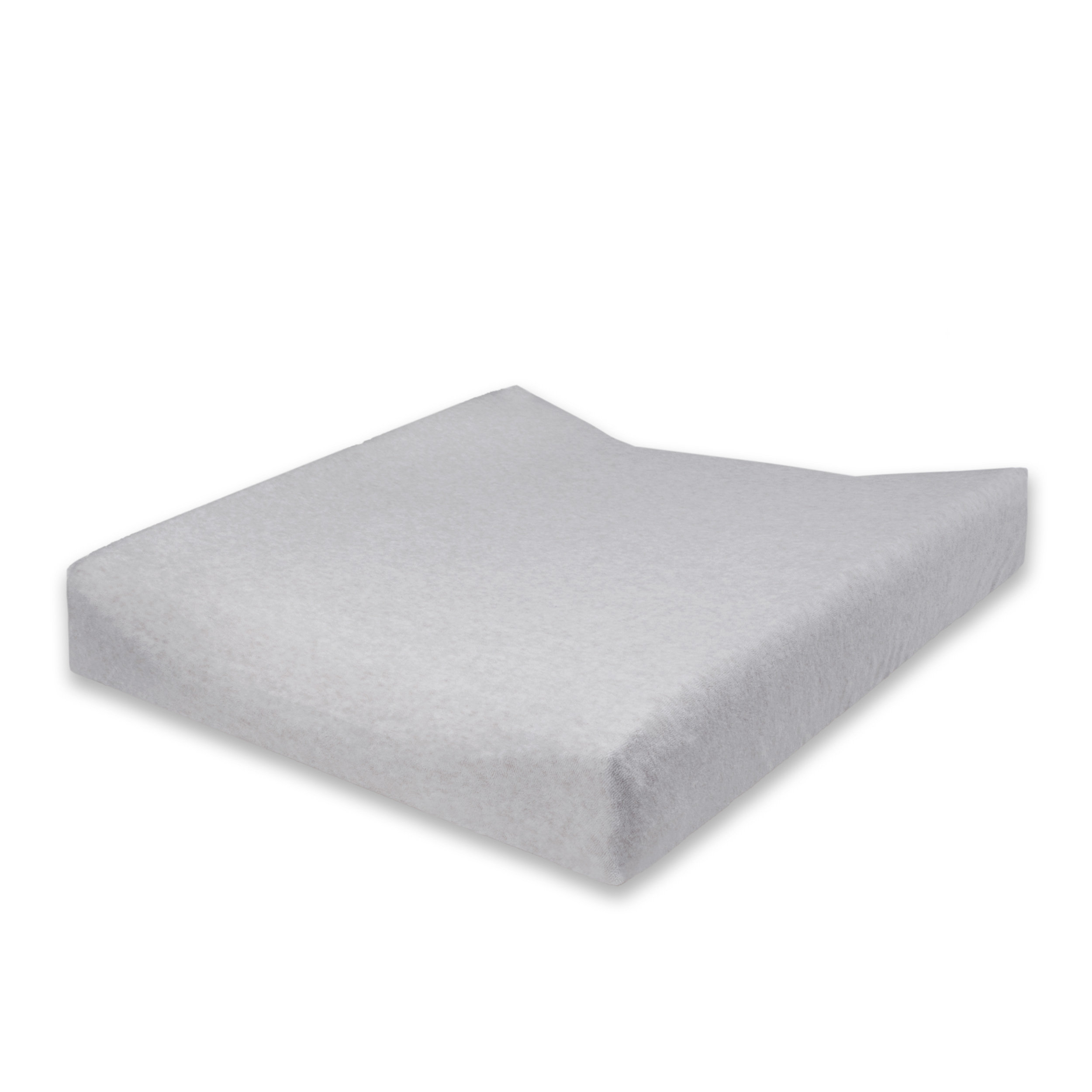 Changing mat cover Terry bouclette 50x75cm BEMINI Mix grey