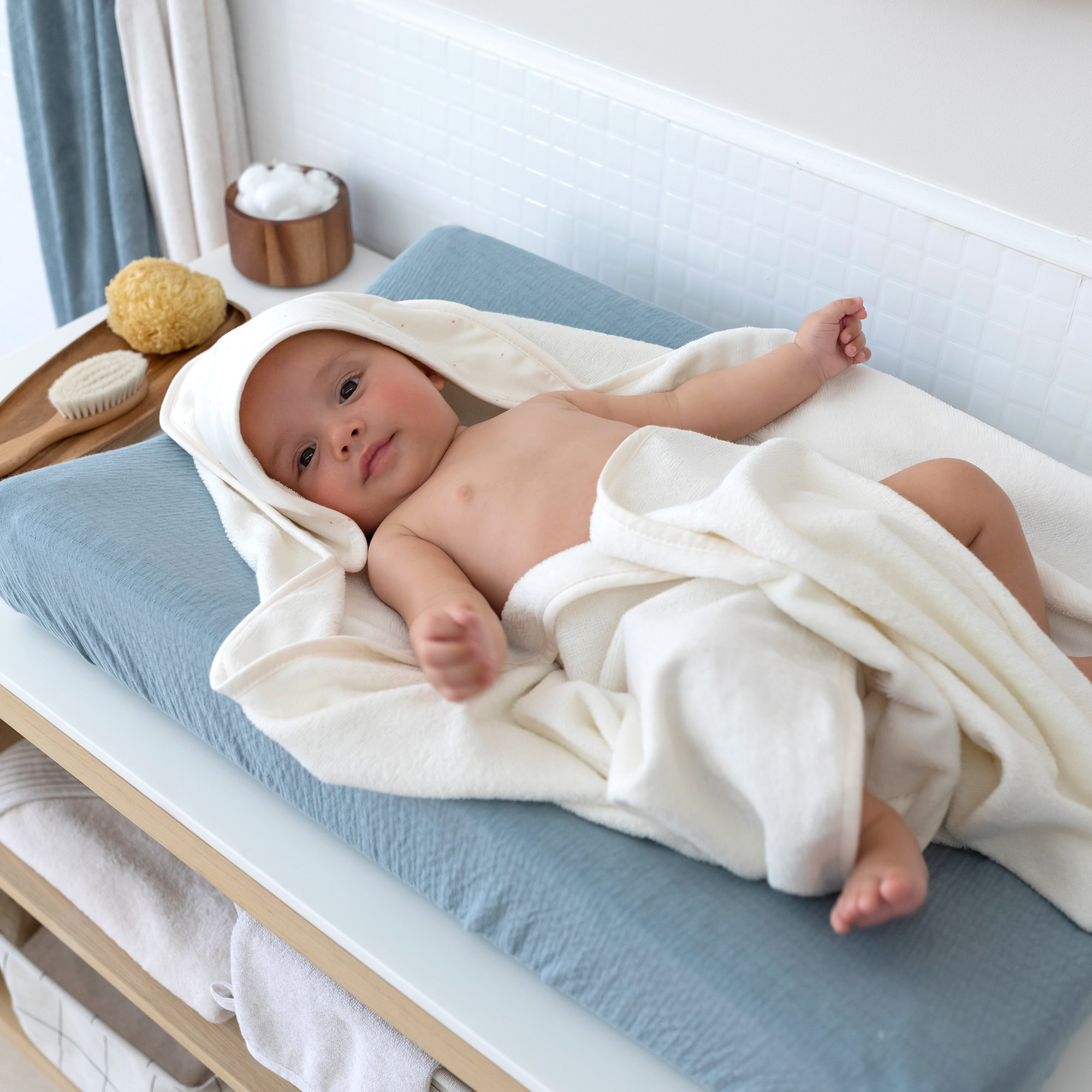 Changing mat cover Comfort stretch jersey 50x75cm CADUM WonderOutlet