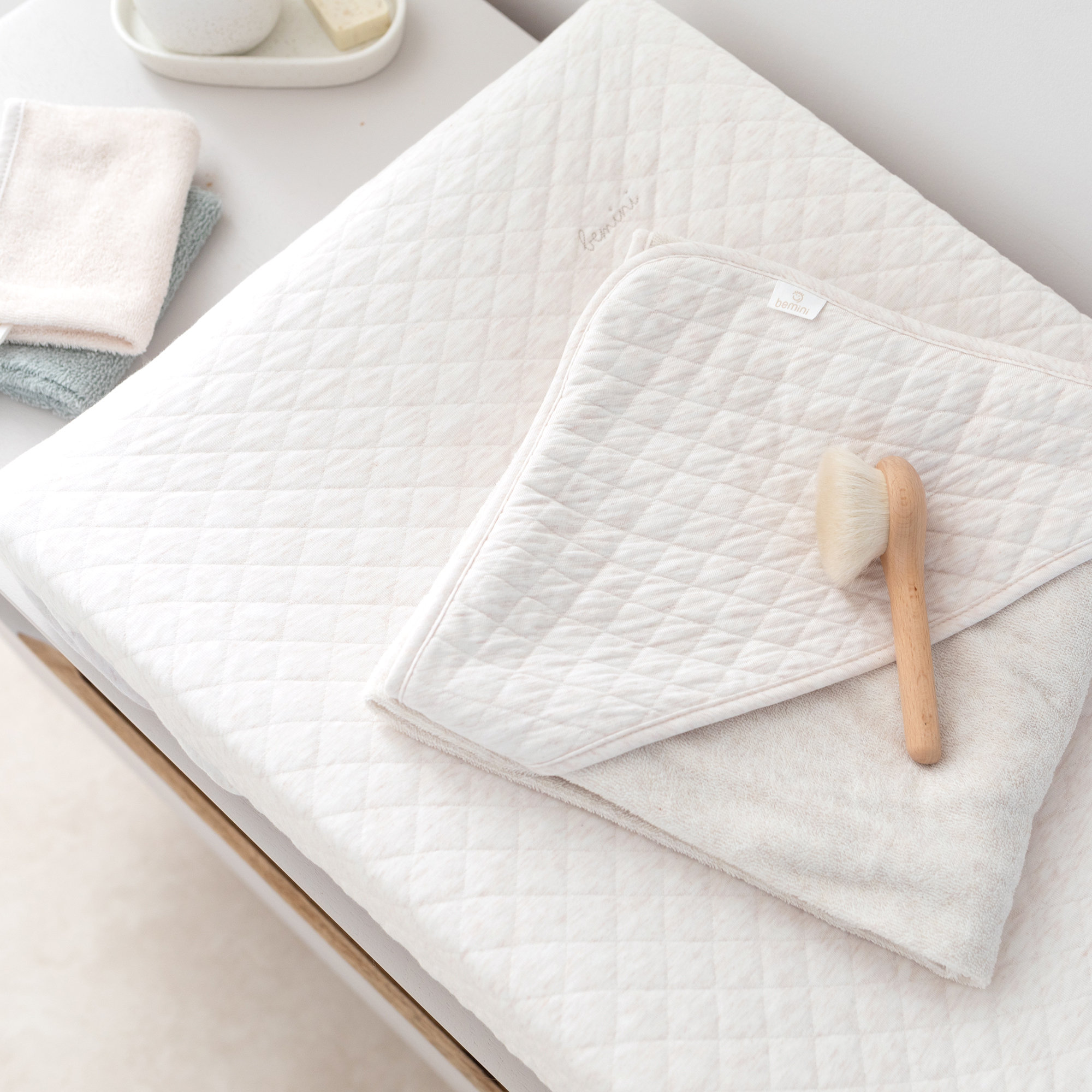 Wickelkissenbezug Pady quilted jersey 50x75cm QUILT Mix tender