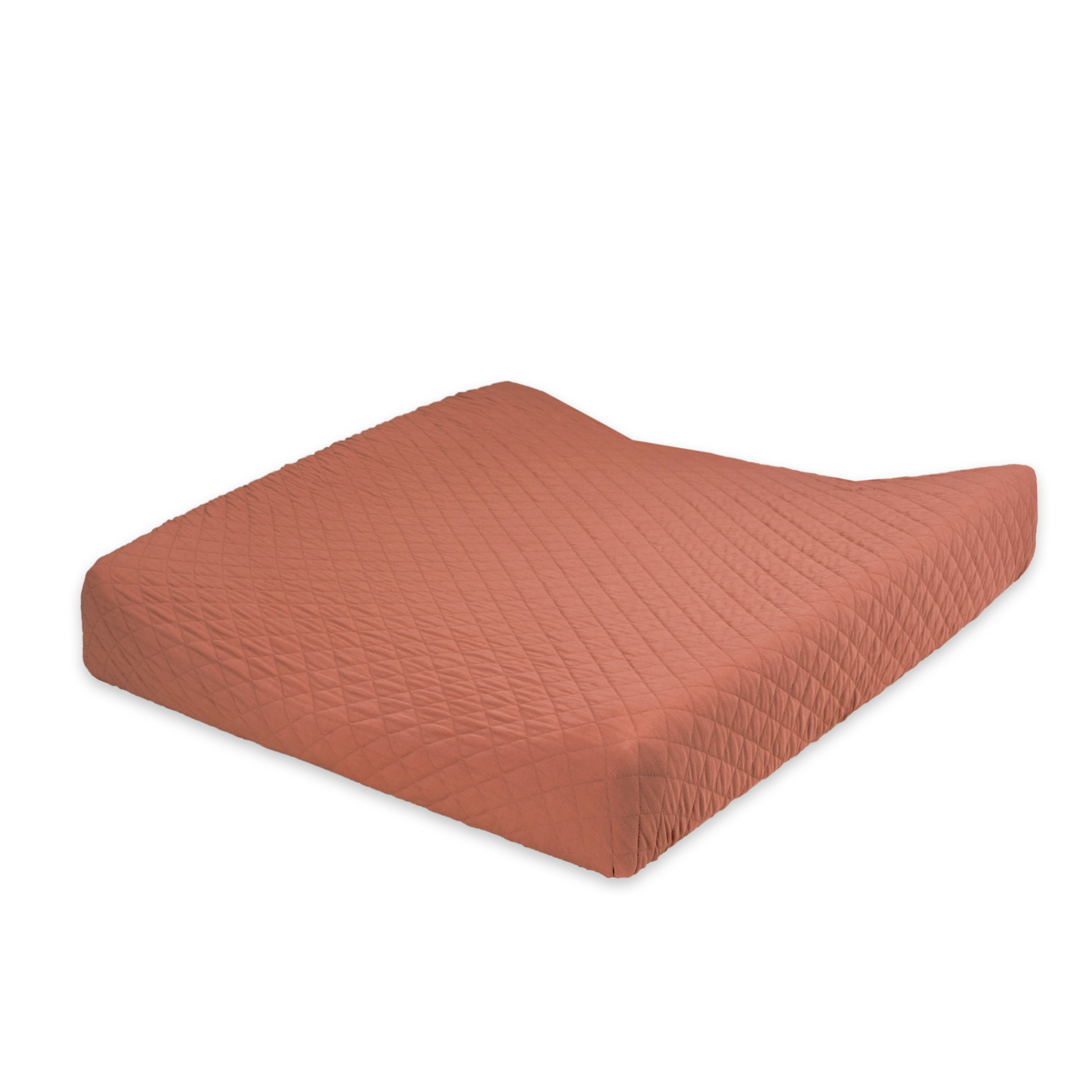 Housse coussin Pady quilted jersey 50x75cm QUILT Brick
