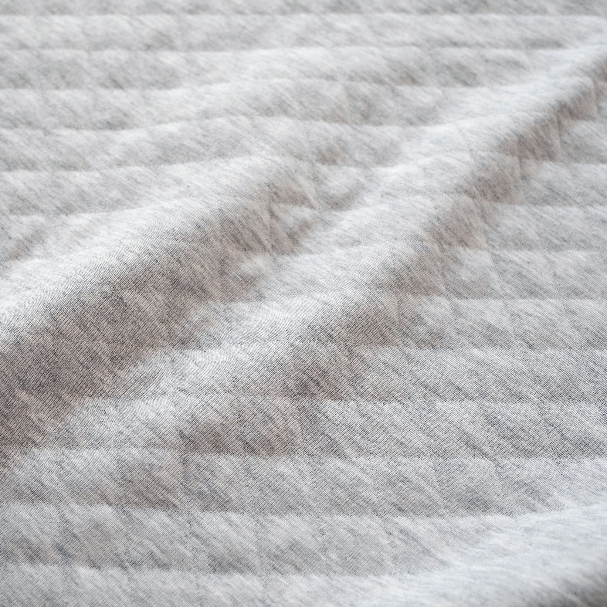 Housse coussin Pady quilted jersey 50x75cm QUILT Mix grey