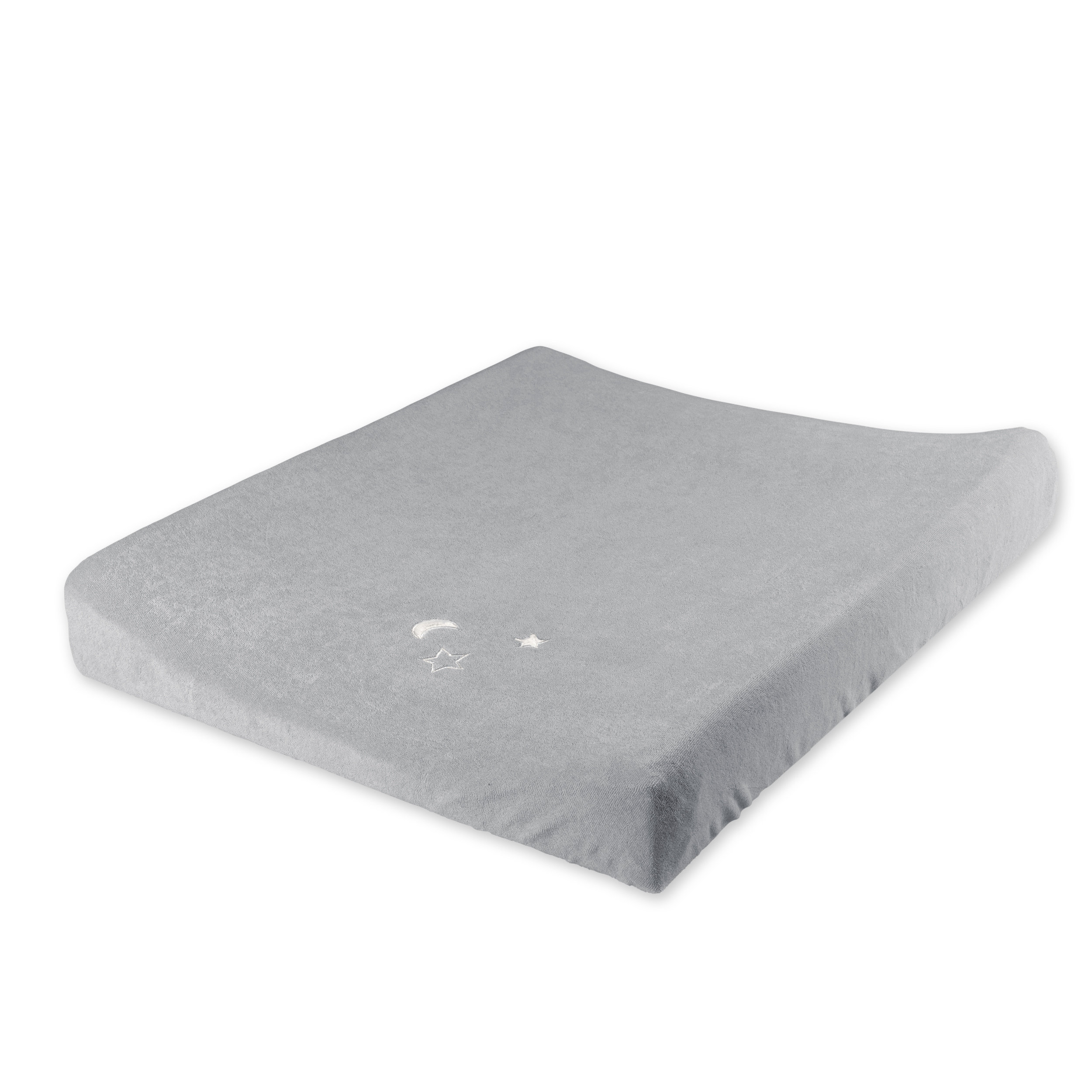 Changing mat cover Terry 50x75cm STARY Little stars print grizou