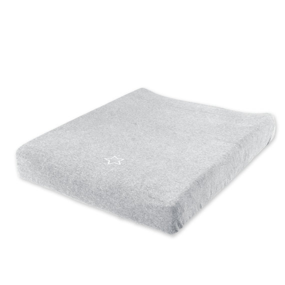 Changing mat cover Terry 50x75cm STARY Grey marled