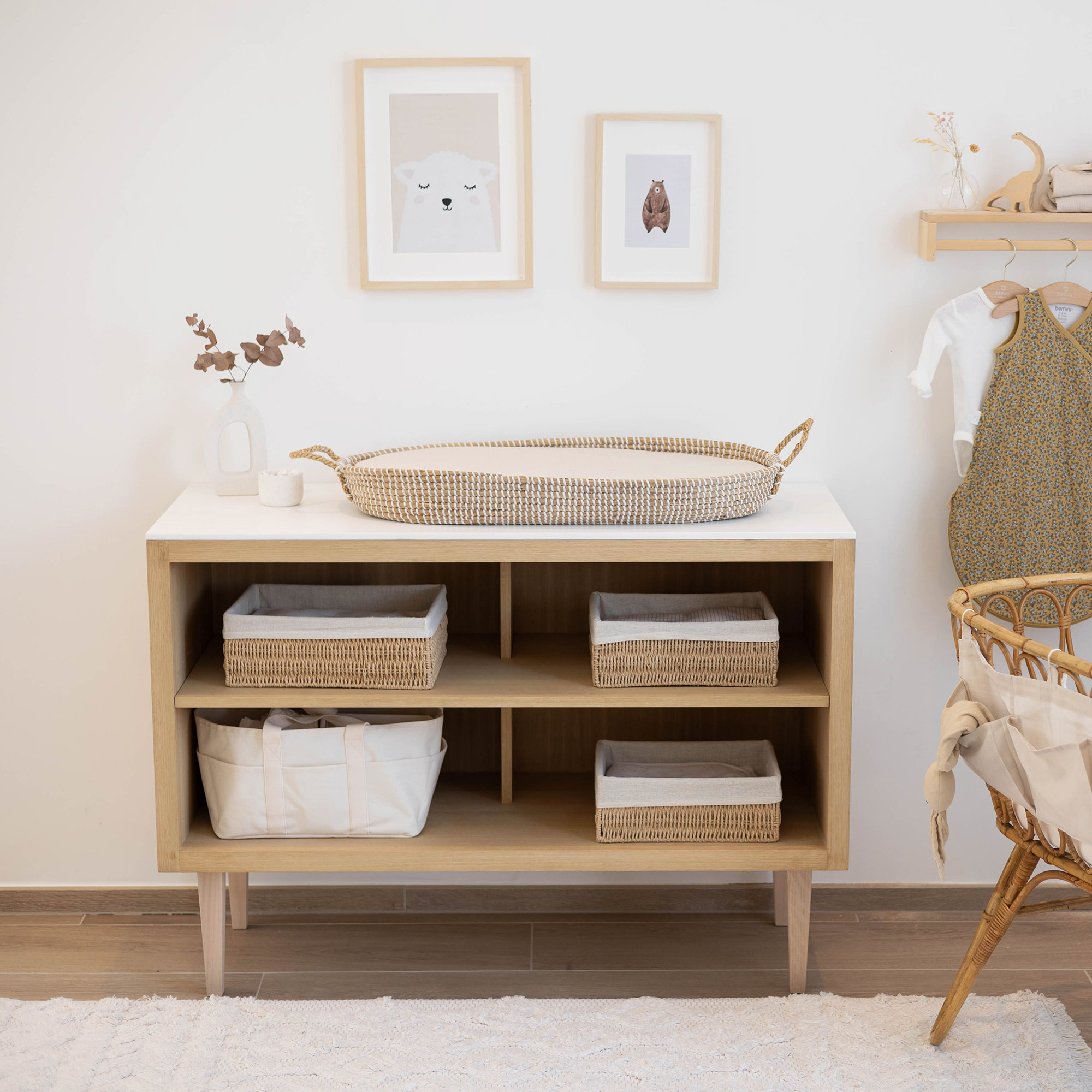 Changing mat cover Terry 50x75cm BEMINI Cream[CARE]