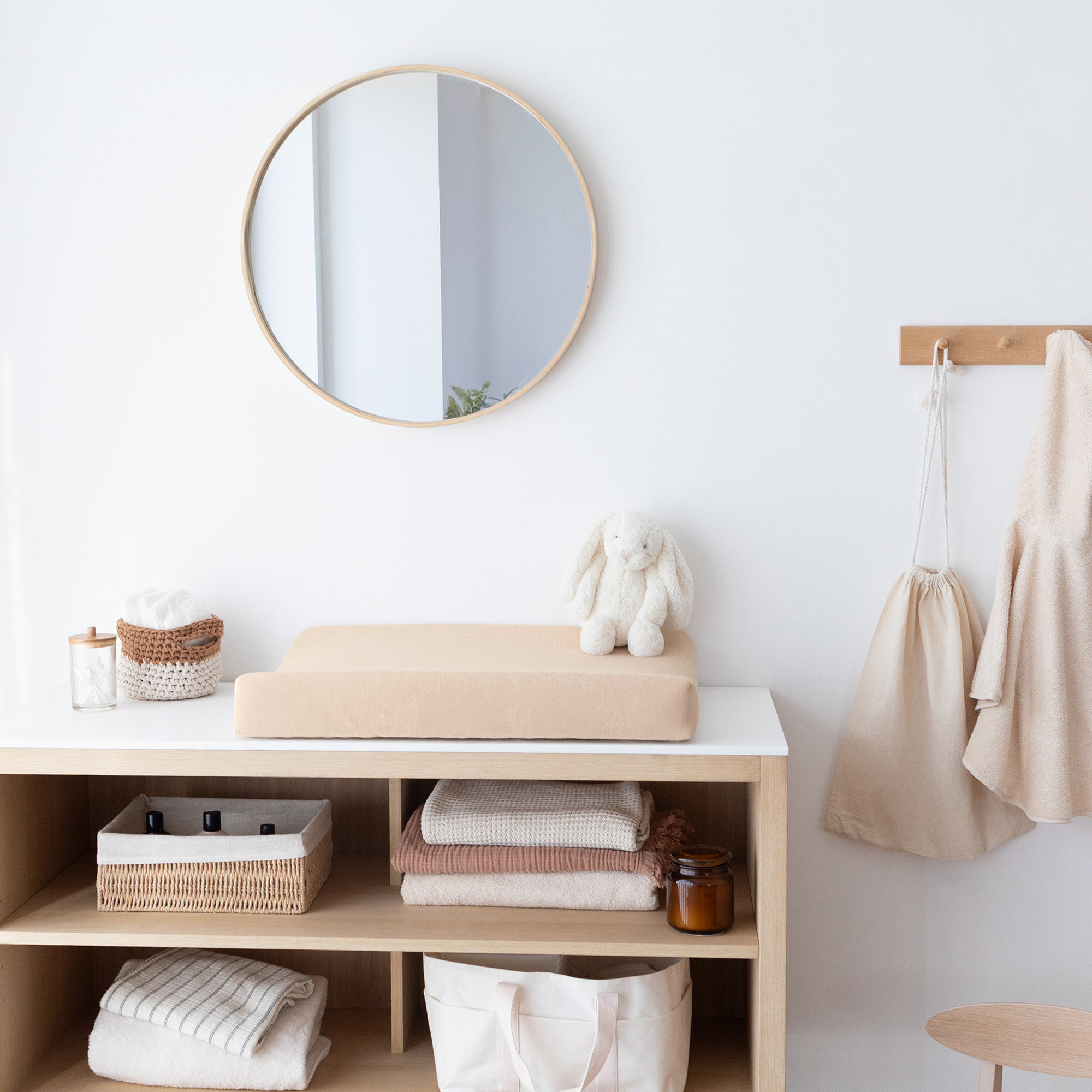 Housse coussin Terry 50x75cm BEMINI Cream[CARE]