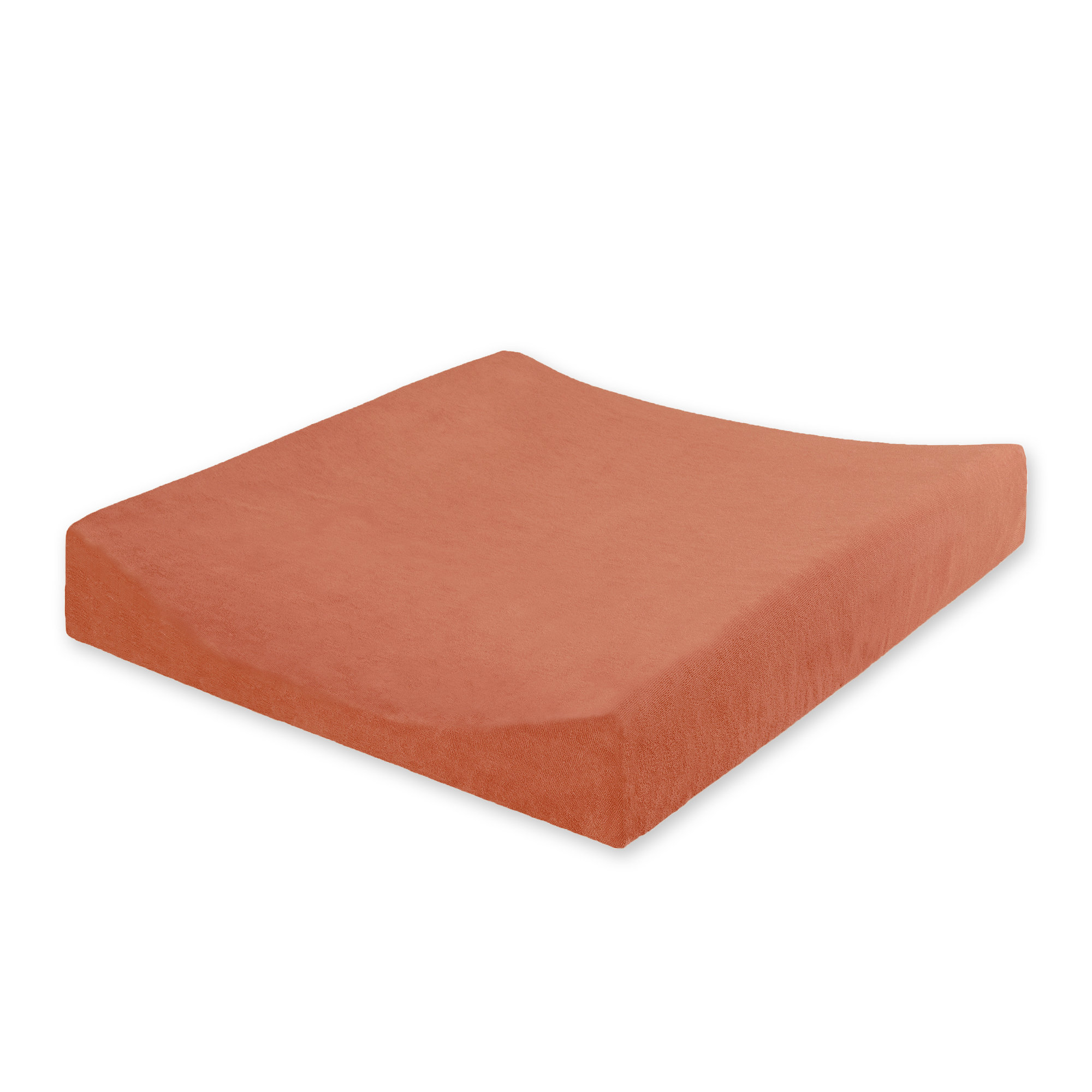 Housse coussin Bouclette éponge 50x75cm BEMINI Brick