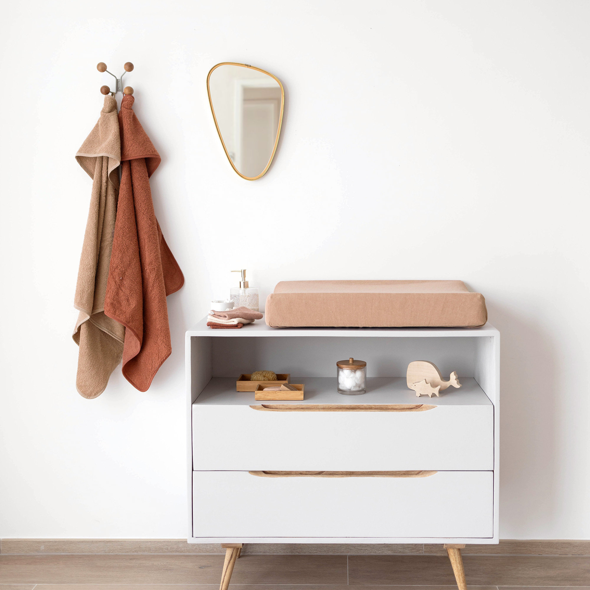 Funda cambiador Rizo bouclé 50x75cm BEMINI Beige[CARE]