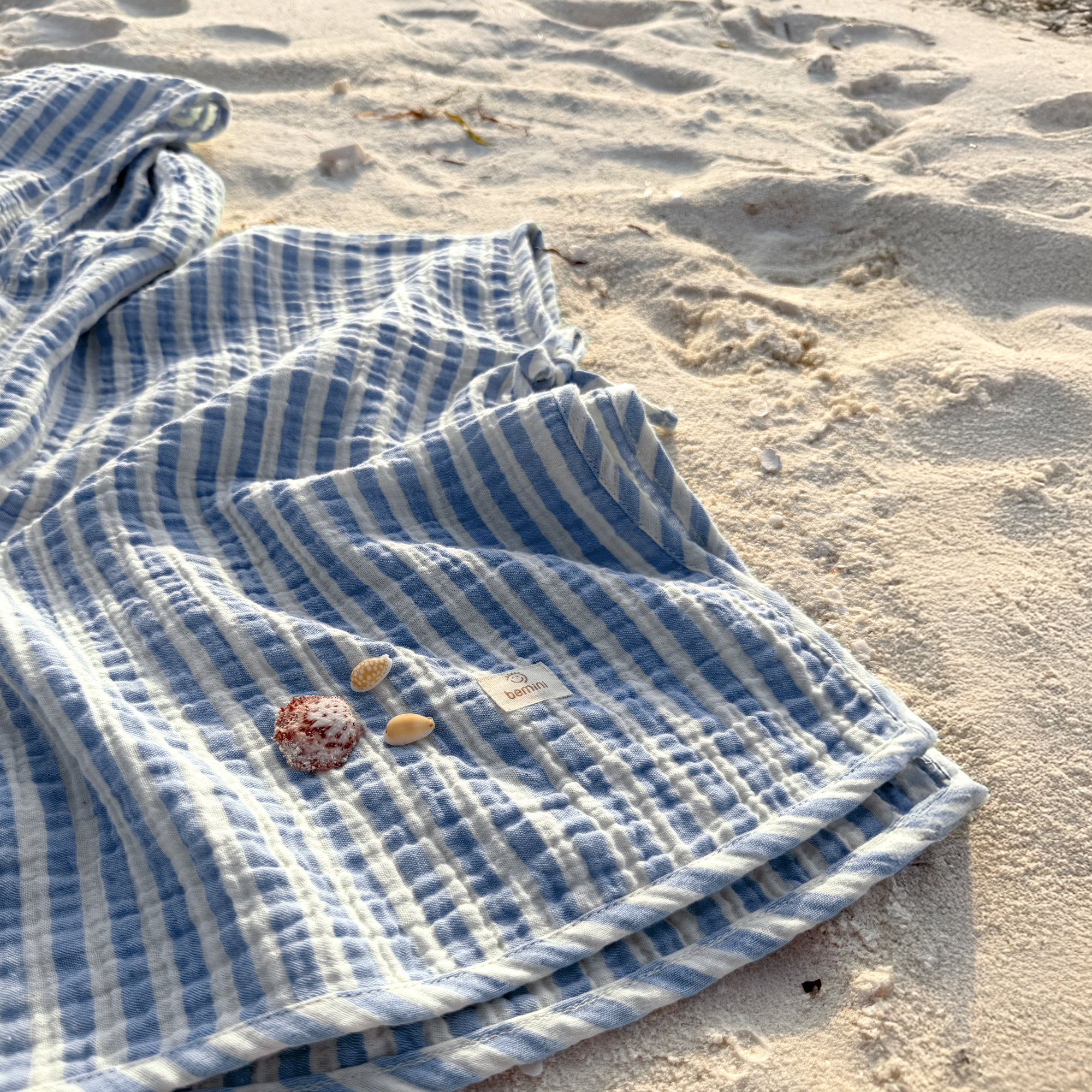 Poncho Gasa de algodón 9-36m BEACH Wonder[CARE]