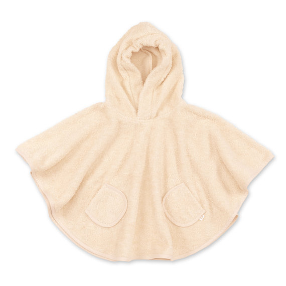 Poncho Terry 9-36m BEMINI Cream