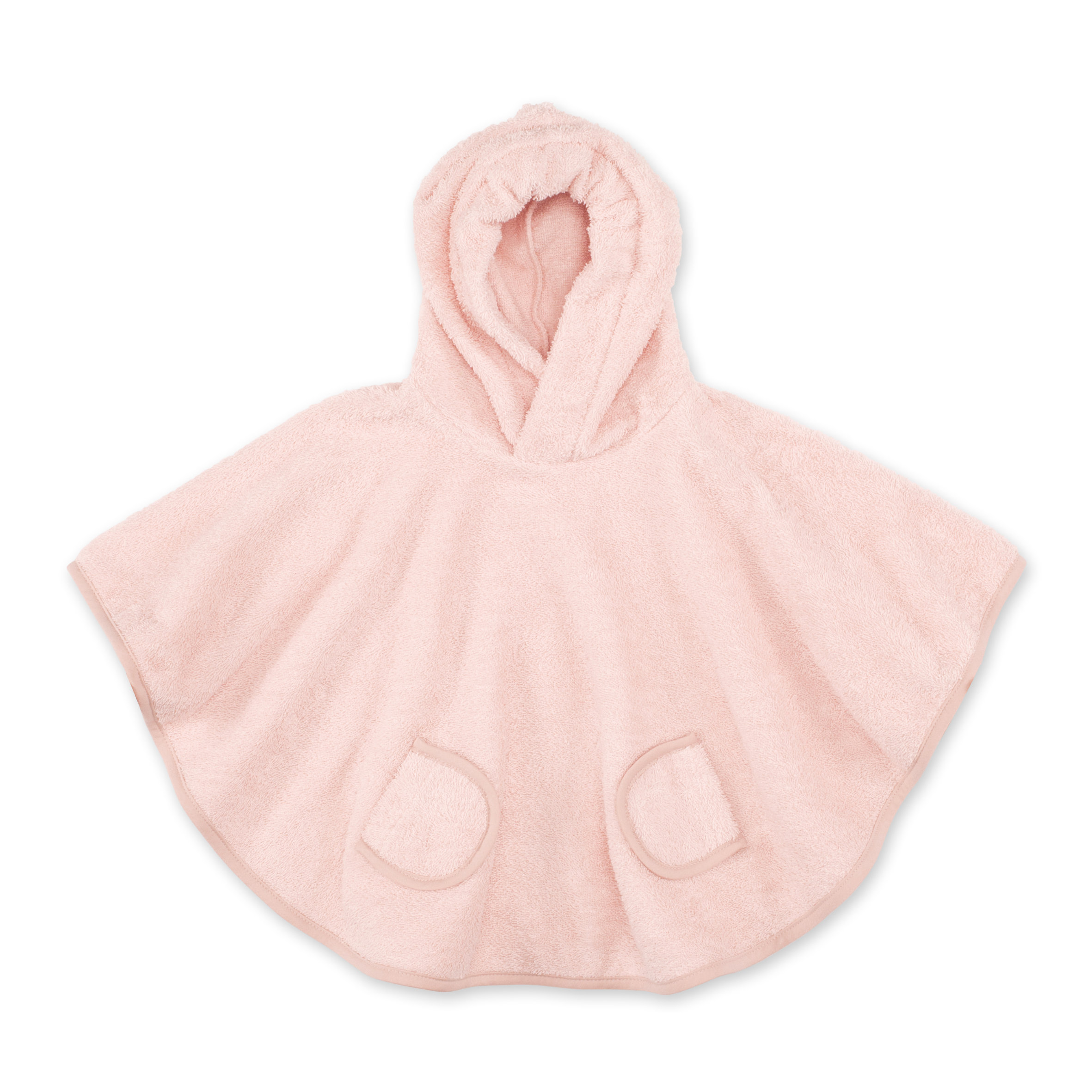 Poncho Éponge douce 9-36m BEMINI Blush