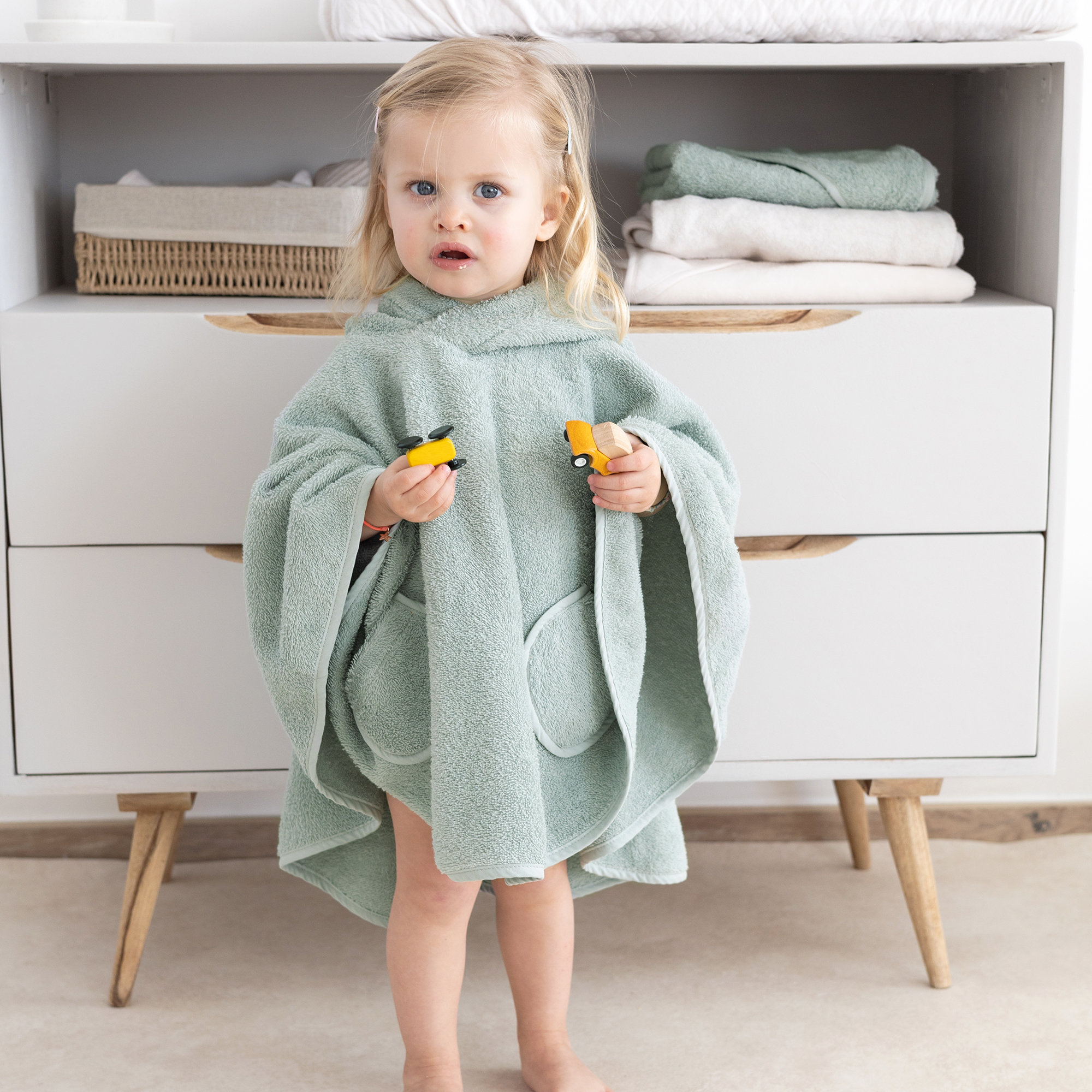 Poncho Éponge douce 9-36m BEMINI Lunar[CARE]