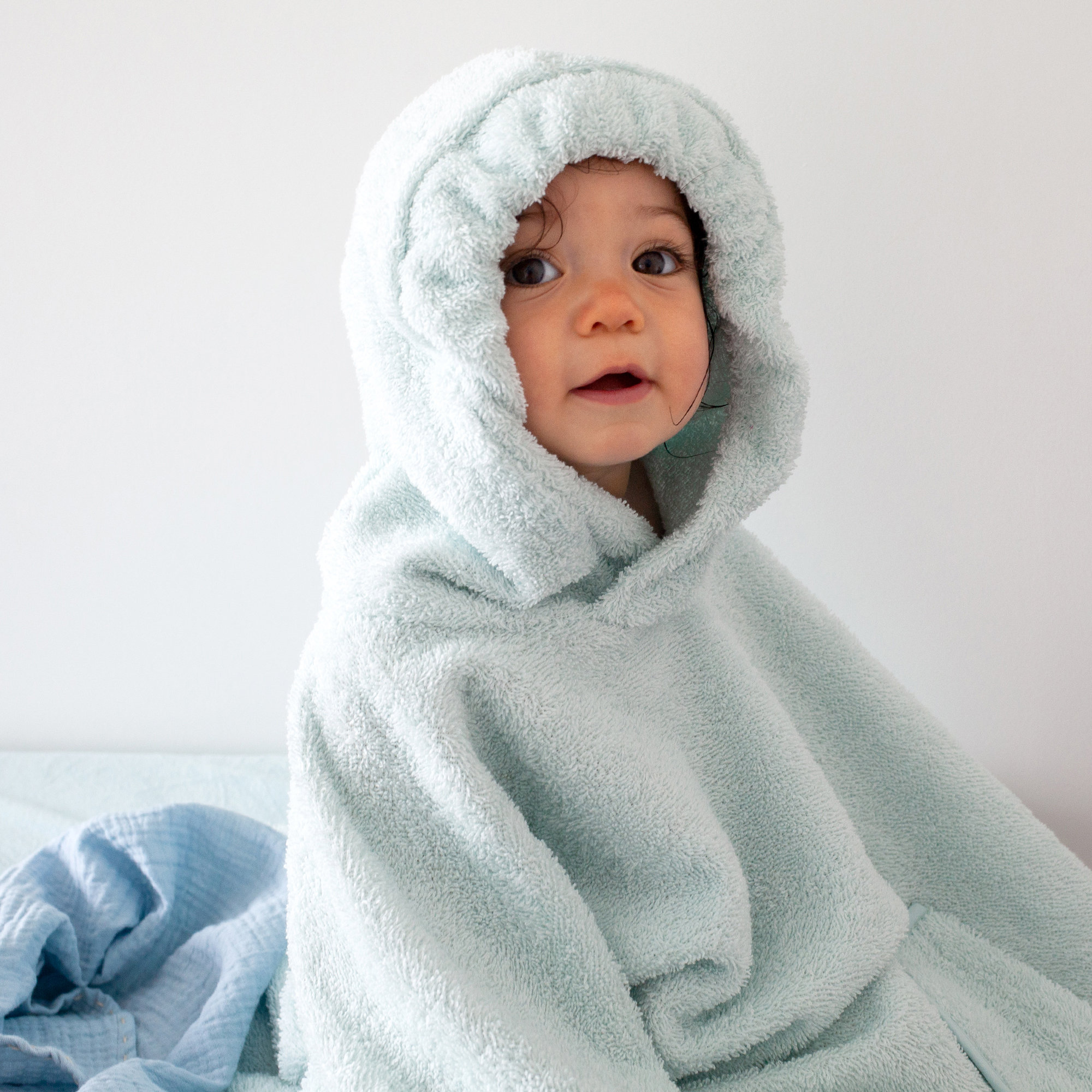 Poncho Terry 9-36m BEMINI KakiOutlet