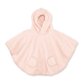 Poncho Soft terry 9-36m  Rosa