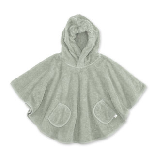 Poncho Soft terry 9-36m  Kaki