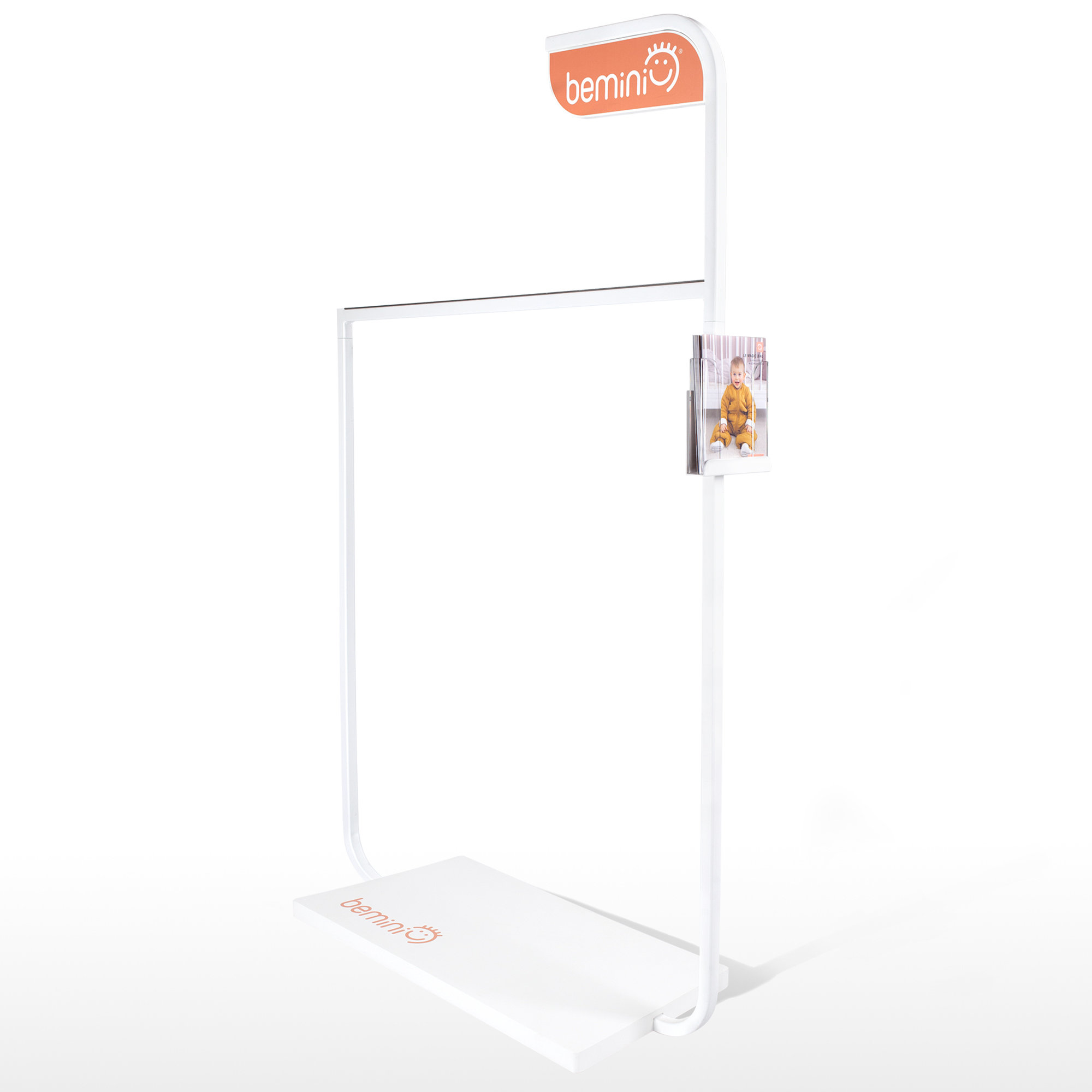 Tringle de présentation Metal  Rack White
