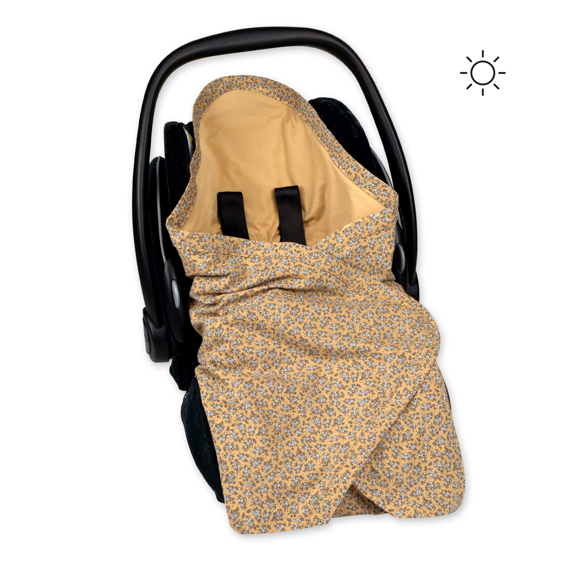 Biside Jersey + Jersey 0-12m HEIDI Print Heidi Ocre
