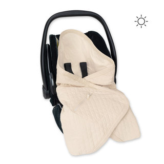 Biside Quilted + Jersey 0-12m QUILT Cream