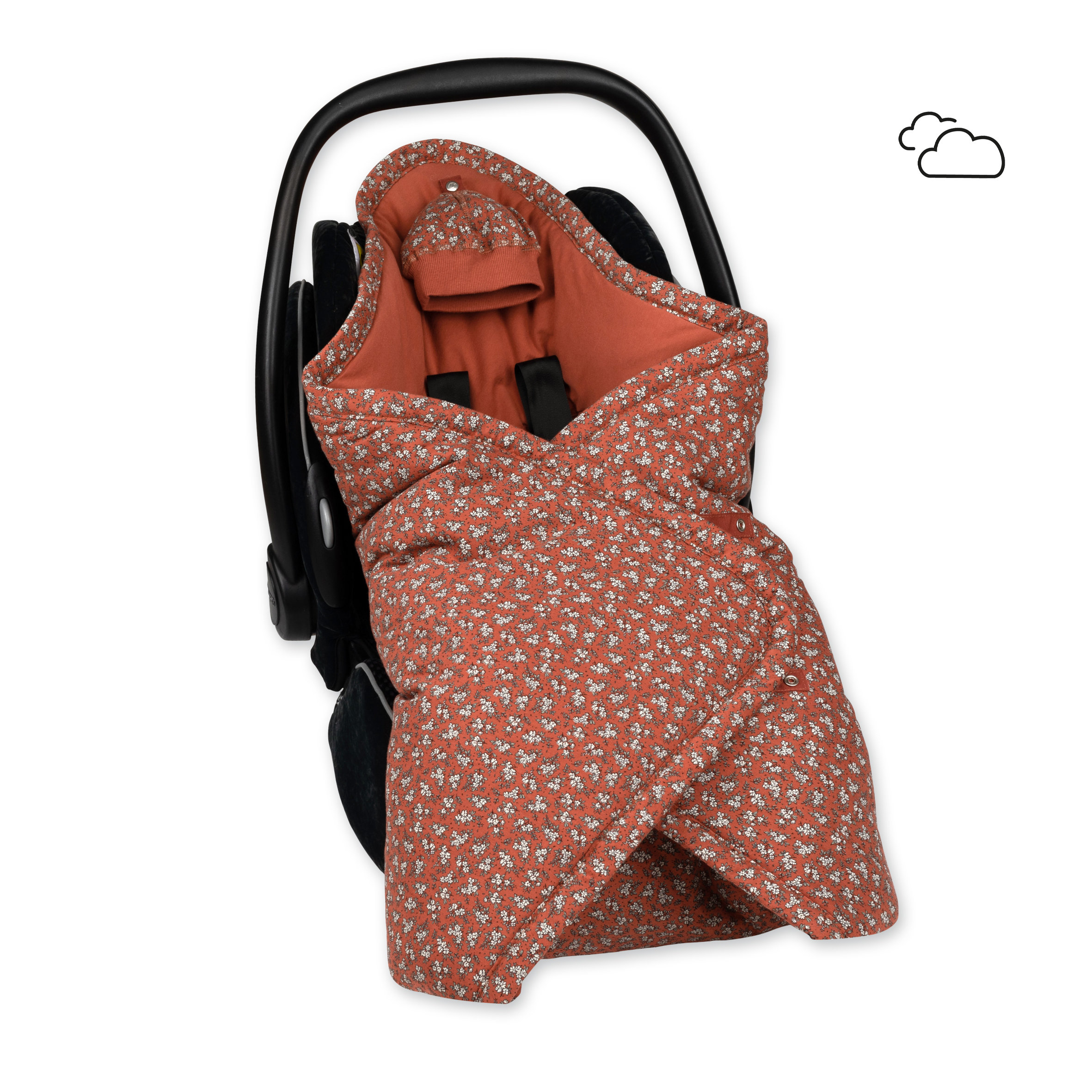Biside Pady jersey + jersey 0-12m HEIDI Print Heidi Carmin