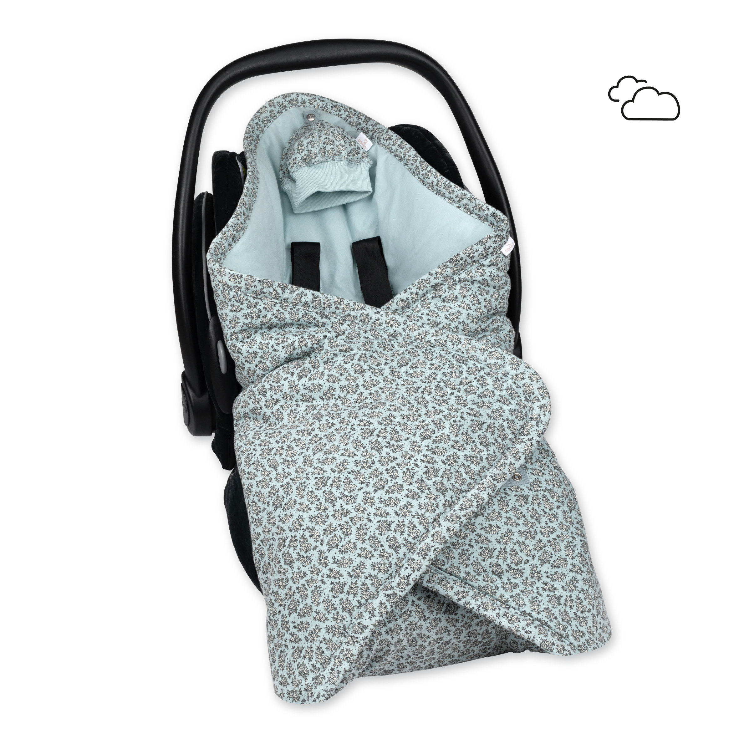 Biside Pady jersey + jersey 0-12m HEIDI Print Heidi Opalin