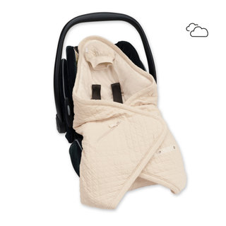 Biside Pady quilted + jersey 0-12m QUILT Cream