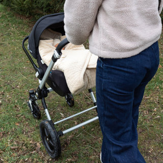 Biside Pady quilted + jersey 0-12m QUILT Cream