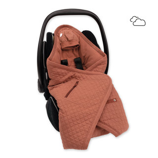Biside Pady quilted + jersey 0-12m QUILT Brick