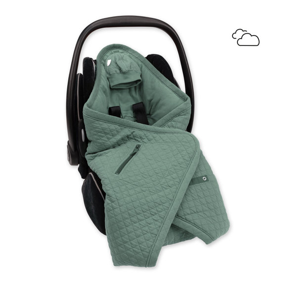 Biside Pady quilted + jersey 0-12m QUILT Green
