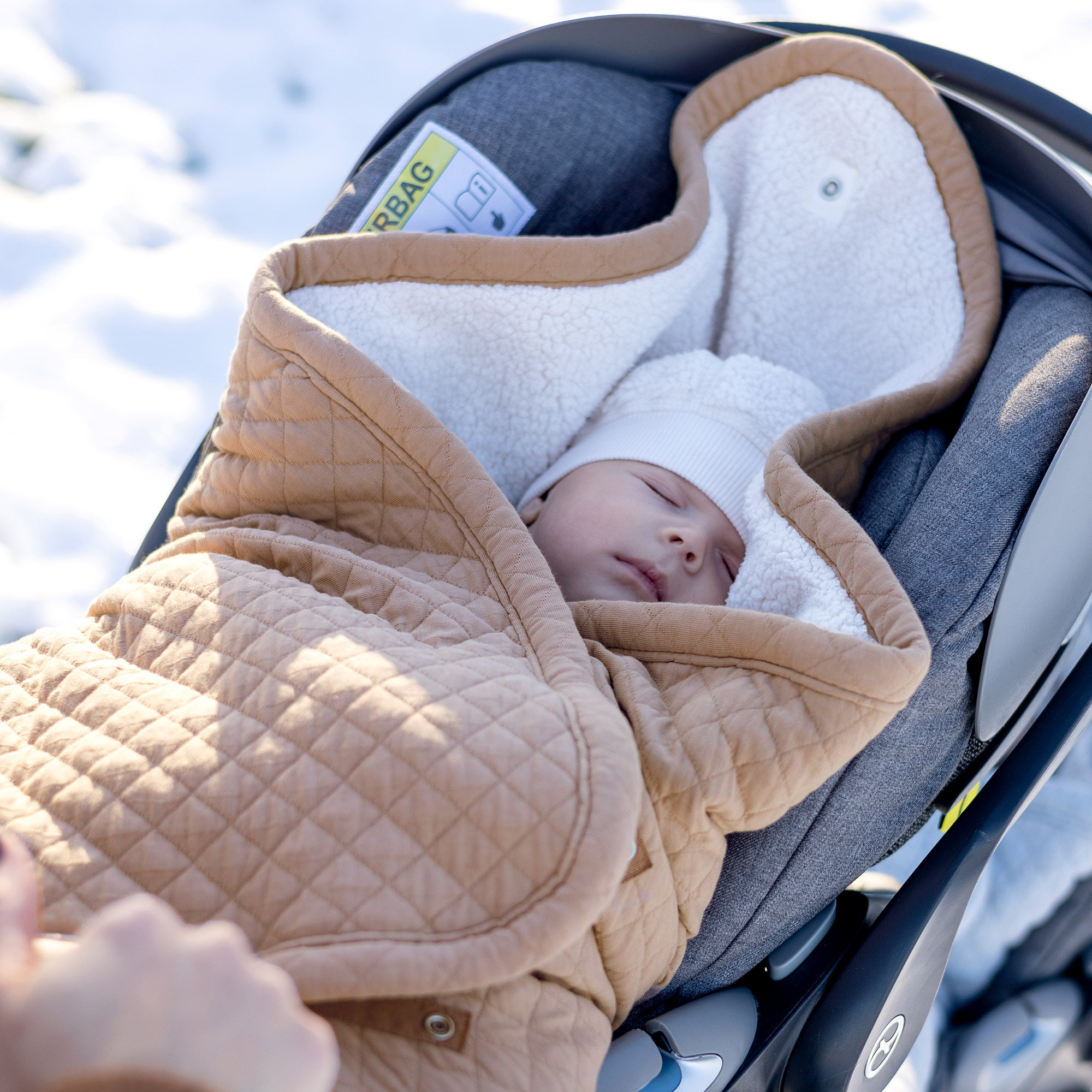 Biside Pady quilted + teddy 0-12m QUILT Beige[WANDER]