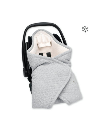 Biside Teddy matelassé chaud 0-12m QUILT Mix grey