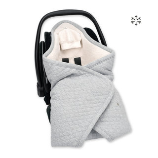 Biside Teddy matelassé chaud 0-12m QUILT Mix grey