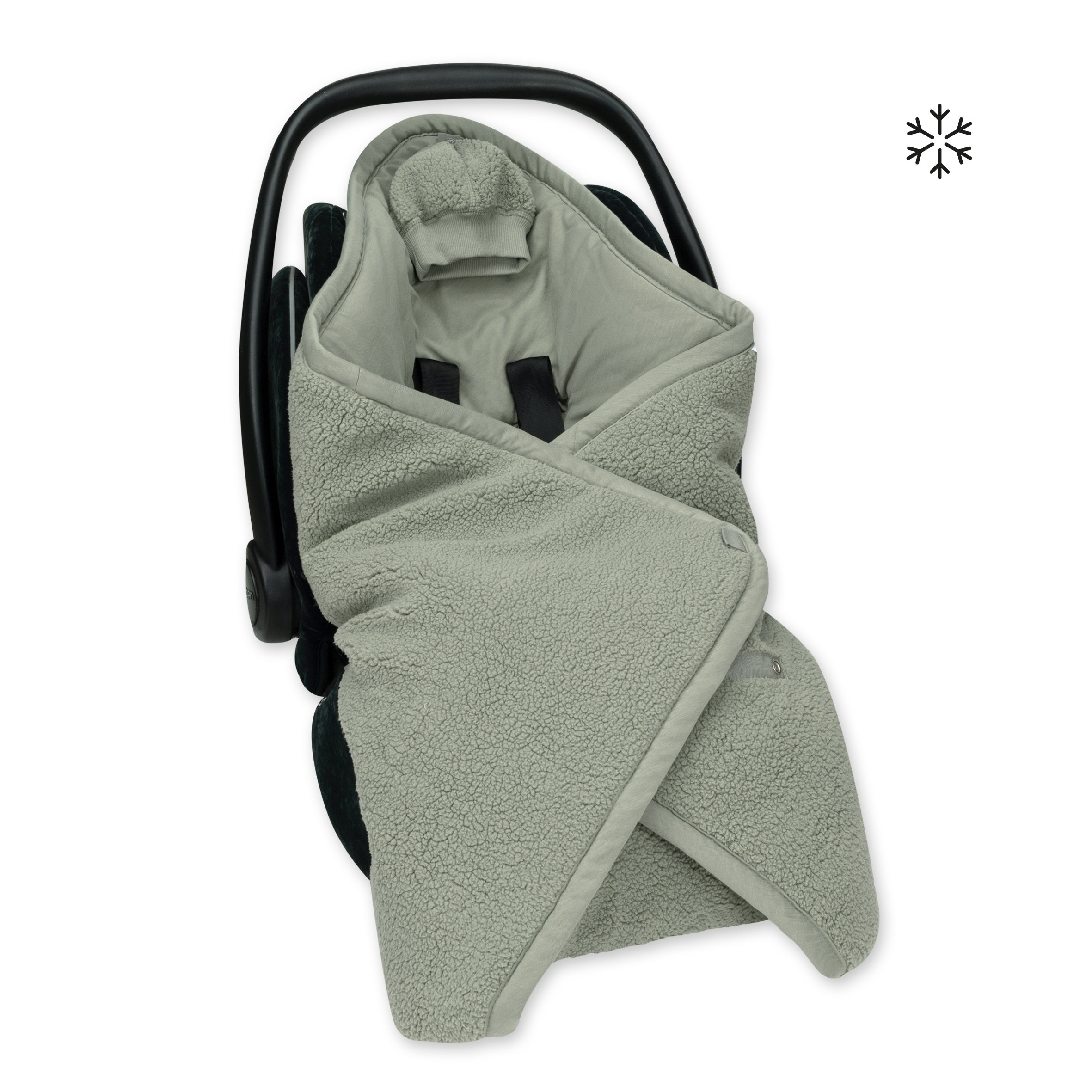 Biside Pady teddy + jersey 0-12m TEDDY Kaki